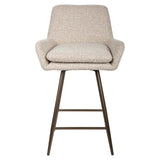 Scaun de bar Richmond Linsey natur chunky, înălțime tejghea, rotativ (set 2 buc.)