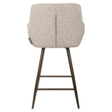 Scaun de bar Richmond Linsey natur chunky, înălțime tejghea, rotativ (set 2 buc.)