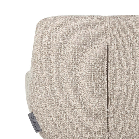 Scaun de bar Richmond Linsey natur chunky, înălțime tejghea, rotativ (set 2 buc.)