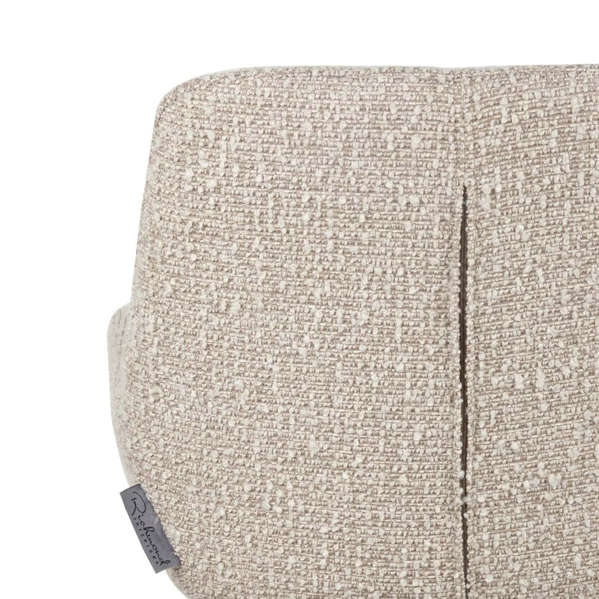 Scaun de bar Richmond Linsey natur chunky, înălțime tejghea, rotativ (set 2 buc.)