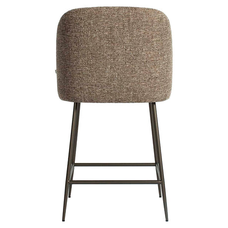 Scaun de bar Richmond Pullitzer maro tweed, înălțime tejghea