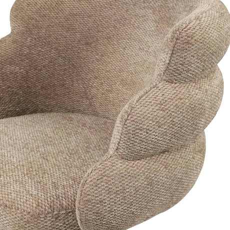 Scaun dining Richmond Kayla moka boldweave, rotativ