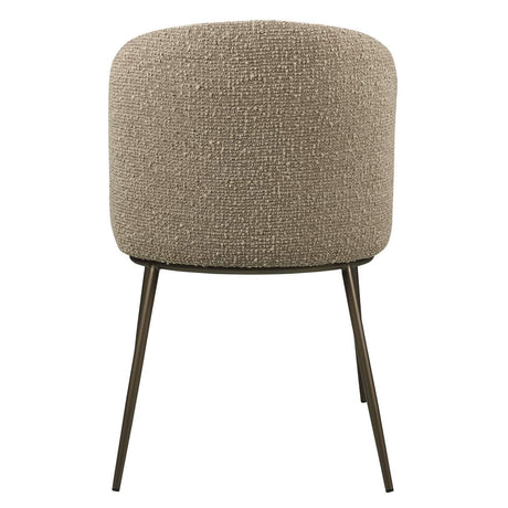 Scaun dining Richmond Elvi moka chunky, ignifug (set 2 buc.)
