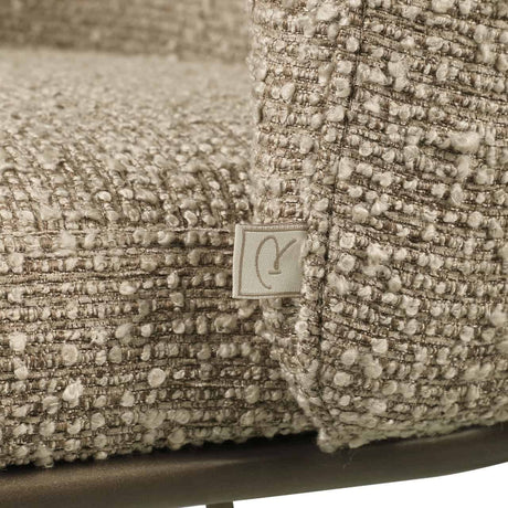 Scaun dining Richmond Elvi moka chunky, ignifug (set 2 buc.)