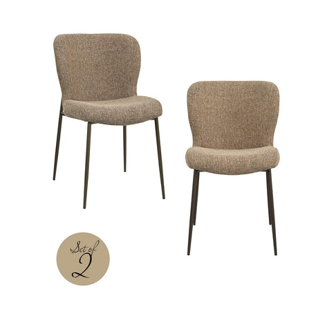 Scaun dining Richmond Odarby maro tweed, ignifug (set 2 buc.)