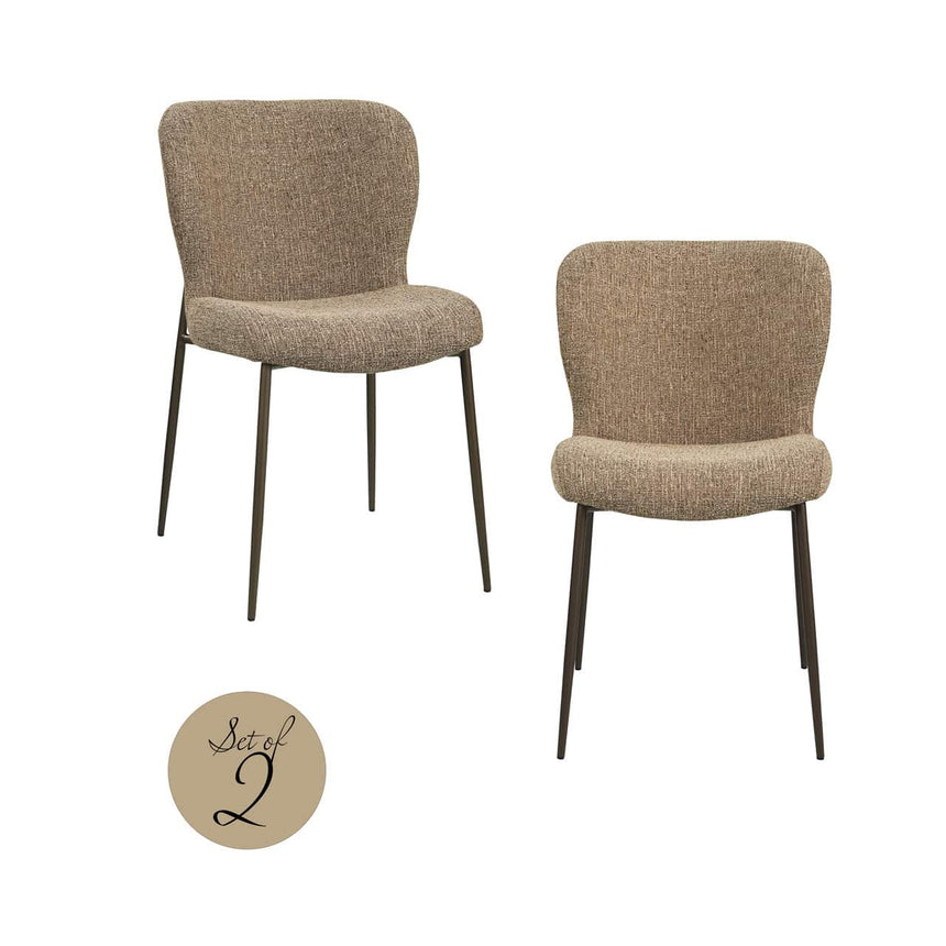 Scaun dining Richmond Odarby maro tweed, ignifug (set 2 buc.)