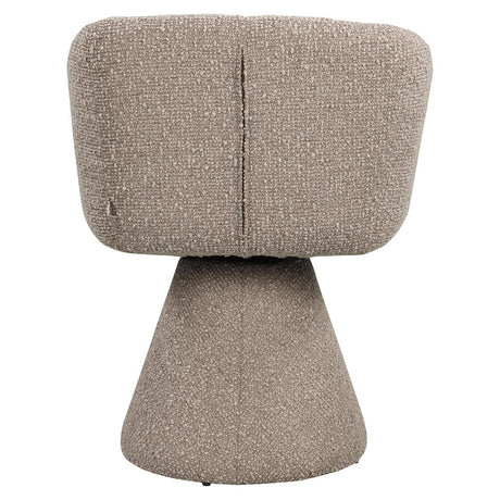 Scaun dining Richmond Madeline moka chunky, rotativ