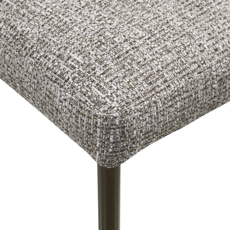 Scaun dining Richmond Stacker pământiu tweed, ignifug (set 2 buc.)