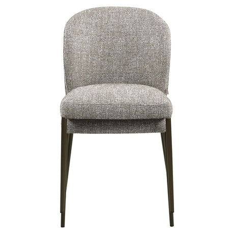 Scaun dining Richmond Stacker pământiu tweed, ignifug (set 2 buc.)
