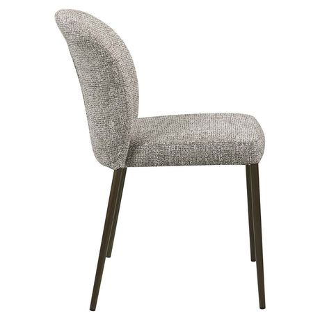 Scaun dining Richmond Stacker pământiu tweed, ignifug (set 2 buc.)