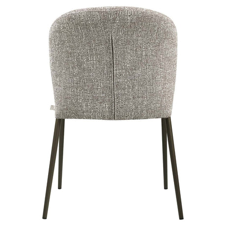 Scaun dining Richmond Stacker pământiu tweed, ignifug (set 2 buc.)