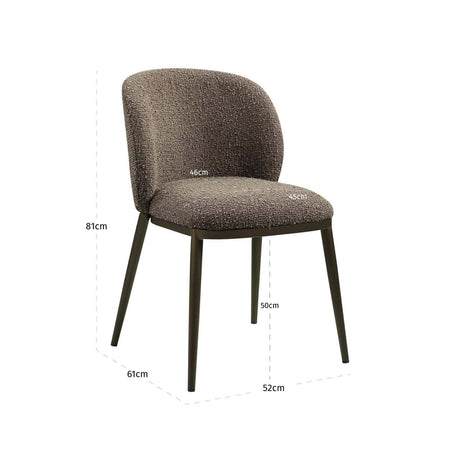 Scaun dining Richmond Gandy maro chunky