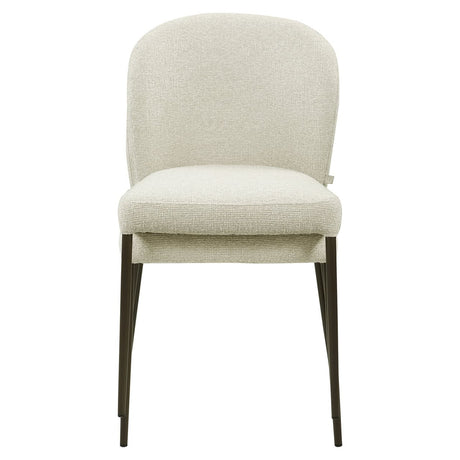 Scaun dining Richmond Stacker bej biscotti, ignifug (set 2 buc.)