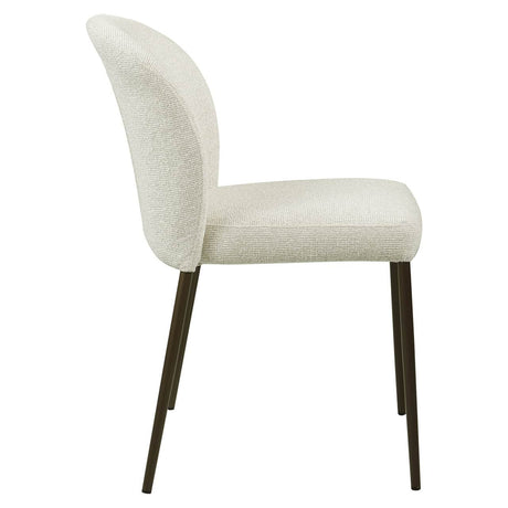 Scaun dining Richmond Stacker bej biscotti, ignifug (set 2 buc.)