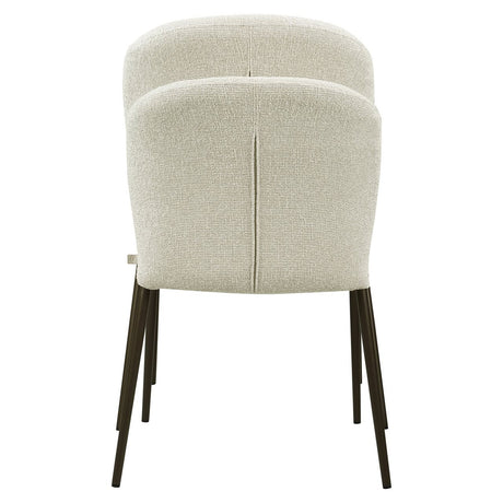 Scaun dining Richmond Stacker bej biscotti, ignifug (set 2 buc.)