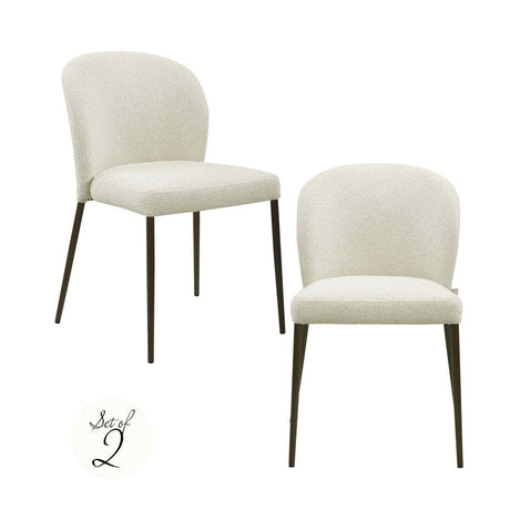 Scaun dining Richmond Stacker bej biscotti, ignifug (set 2 buc.)