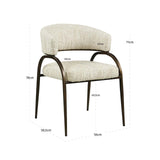 Scaun dining Richmond Charda bej angora