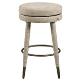 Scaun de bar Richmond Tenashar natur softweave, înălțime tejghea, rotativ