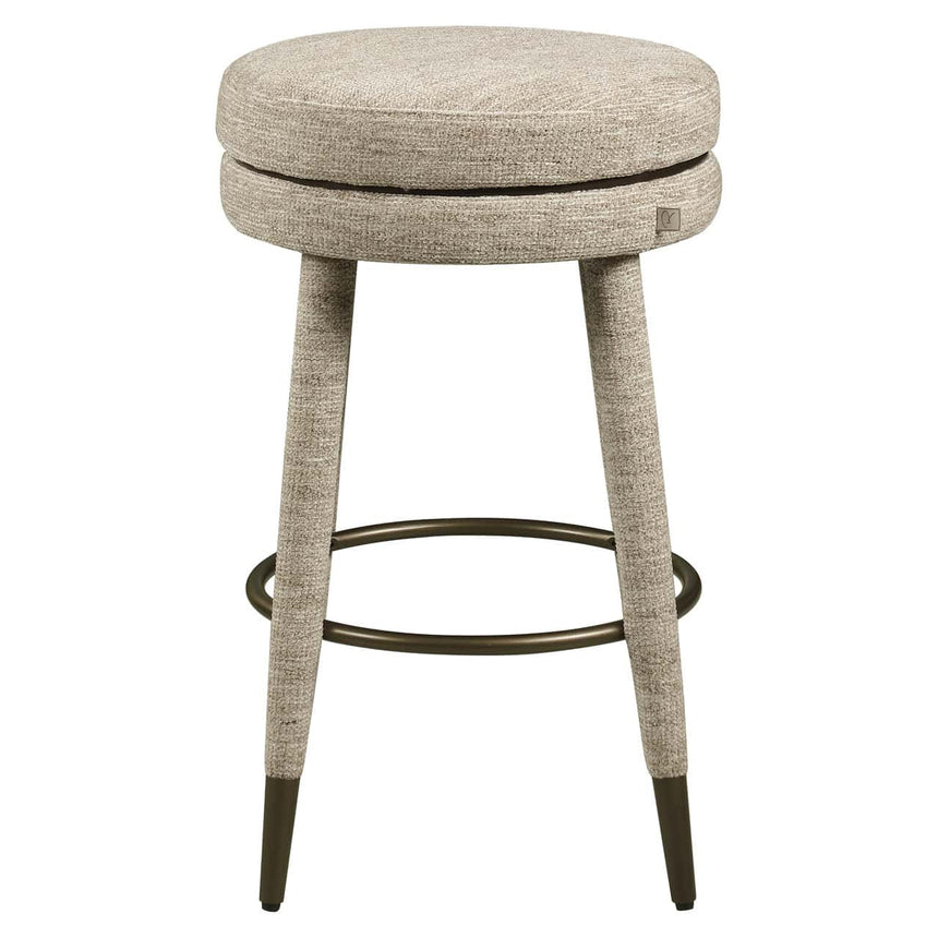 Scaun de bar Richmond Tenashar natur softweave, înălțime tejghea, rotativ