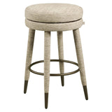 Scaun de bar Richmond Tenashar natur softweave, înălțime tejghea, rotativ