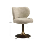 Scaun dining Richmond Amely natur softweave, rotativ