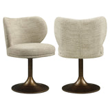 Scaun dining Richmond Amely natur softweave, rotativ