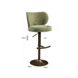 Scaun de bar Richmond Amely fistic, rotativ