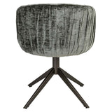 Scaun dining Richmond Cassi verde salvie chenille, rotativ