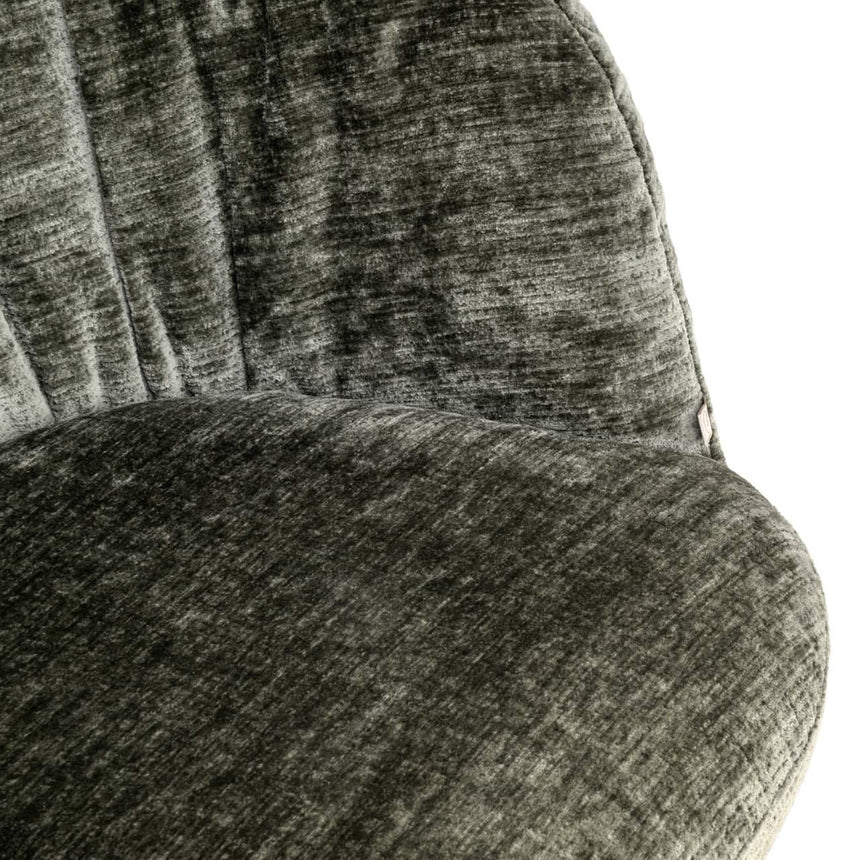 Scaun dining Richmond Cassi verde salvie chenille, rotativ