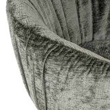 Scaun dining Richmond Cassi verde salvie chenille, rotativ