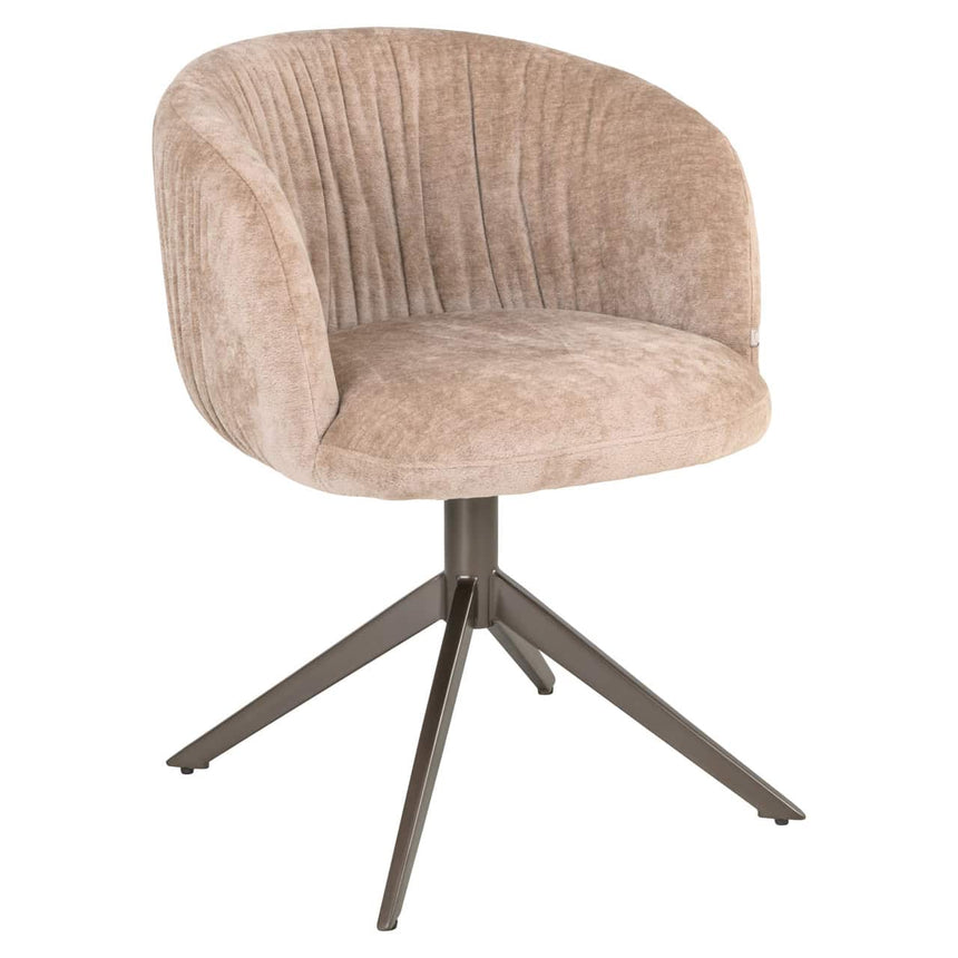 Scaun dining Richmond Cassi nisipiu soft, rotativ