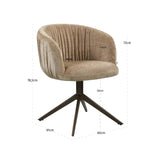 Scaun dining Richmond Cassi nisipiu soft, rotativ