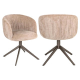 Scaun dining Richmond Cassi nisipiu soft, rotativ