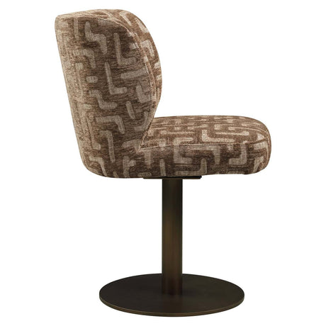 Scaun dining Richmond Fiona maro labyrinth, rotativ