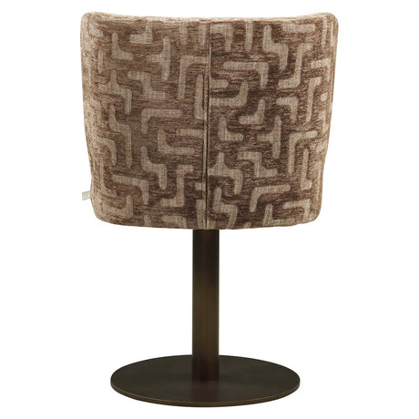 Scaun dining Richmond Fiona maro labyrinth, rotativ