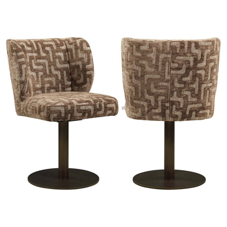 Scaun dining Richmond Fiona maro labyrinth, rotativ