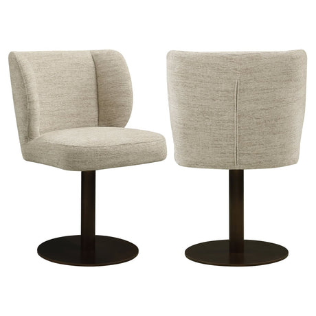 Scaun dining Richmond Fiona natur softweave, rotativ