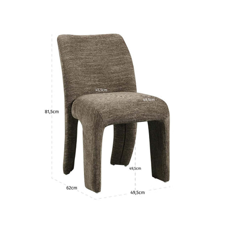 Scaun dining Richmond Maya maro softweave (set 2 buc.)