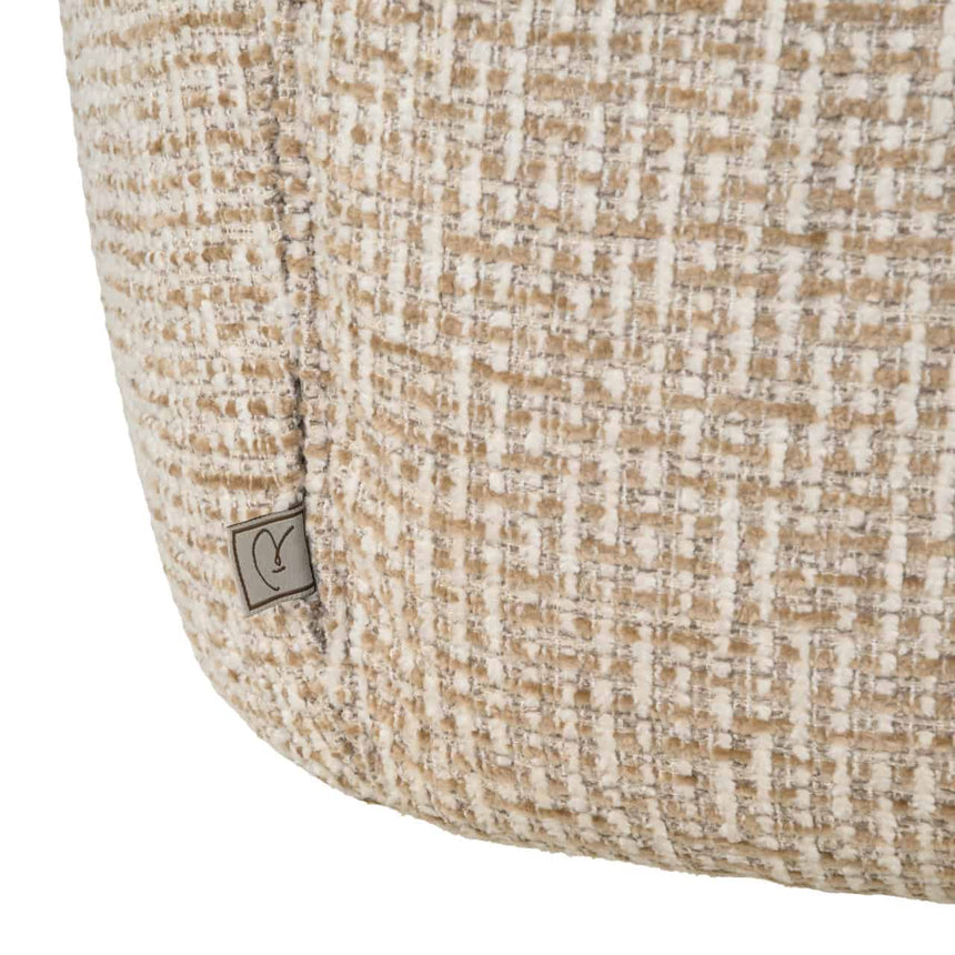 Scaun dining Richmond Chase crem blockweave, rotativ