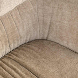 Scaun dining Richmond Chase crem blockweave, rotativ