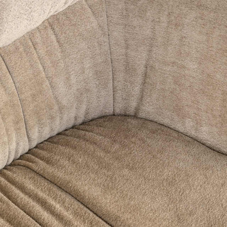 Scaun dining Richmond Chase crem blockweave, rotativ