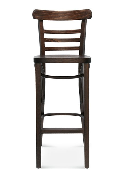 Scaun de bar Fameg BST-225 - spătar scară, stil bistro