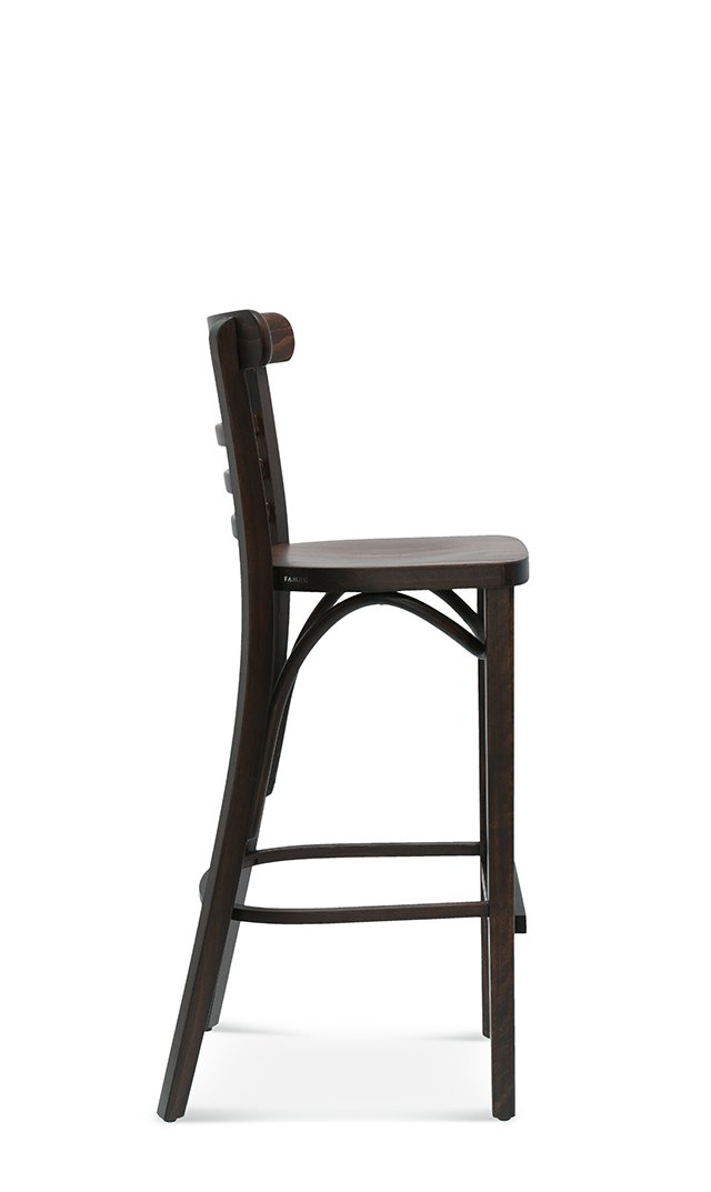 Scaun de bar Fameg BST-225 - spătar scară, stil bistro