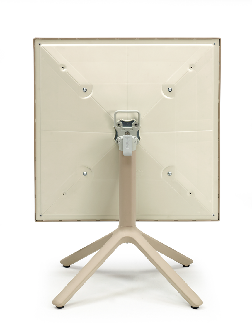 Masă de terasă ECO rabatabilă – S•CAB, 70 sau 80 cm