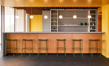 Scaun de bar Trick SCAB - cadru metalic curbat