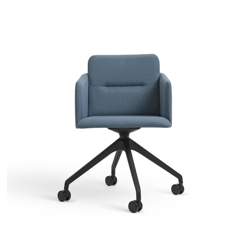 Scaun de ședință Paged Note B-4063 – bază cu role