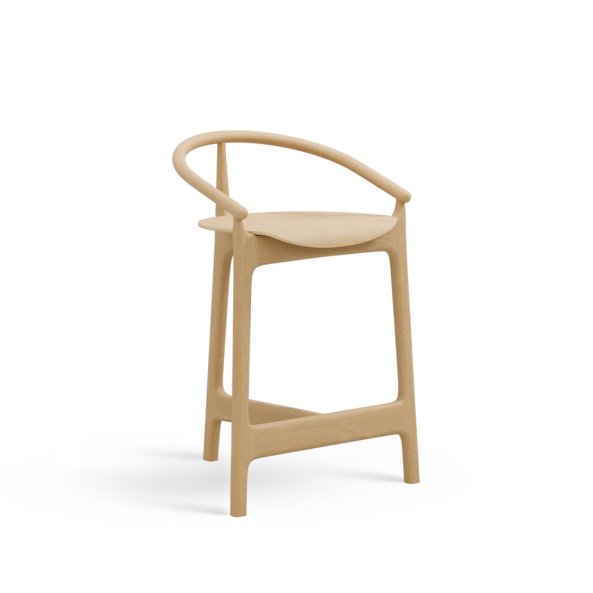Scaun de bar Paged Evo H-2940 - cadru din lemn, 66 cm