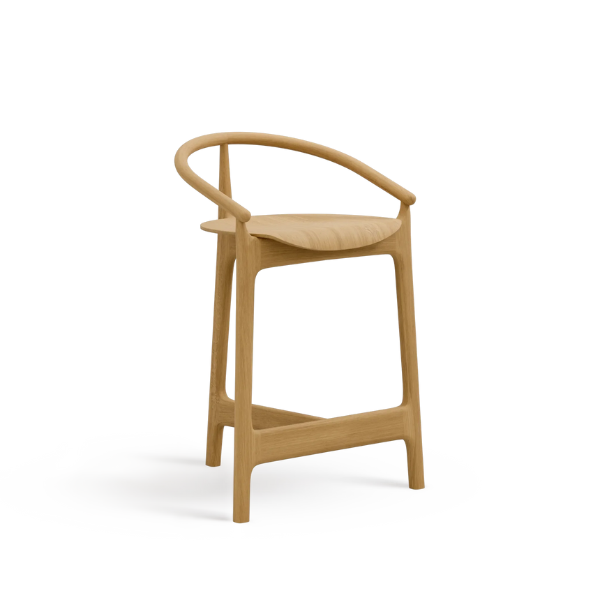 Scaun de bar Paged Evo H-2940 - cadru din lemn, 66 cm