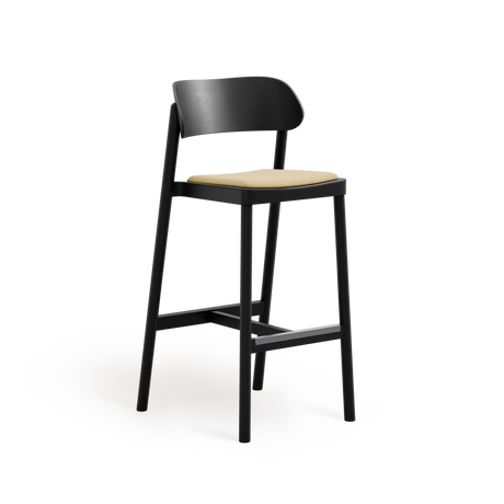 Scaun de bar Paged Nimm H-4590 tapițat, 77 cm