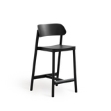 Scaun de bar Paged Nimm H-4590 - spătar din lemn curbat